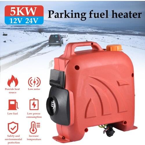 Car Heater 5KW 12V / 24V Air Diesels Heater Parking Heater With Remote Control LCD Monitor for RV, Motorhome Trailer, Trucks