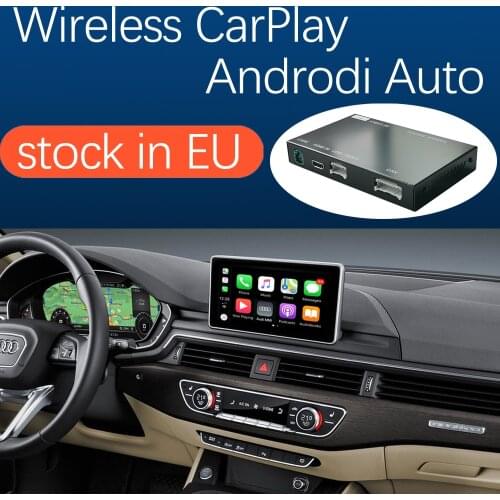 Wireless Apple CarPlay Android Auto Interface for Audi A4 A5 2016-2019, with AirPlay Mirror Link Car Play Functions