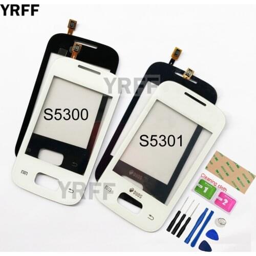 For Samsung Galaxy Pocket S5300 Pocket Plus S5301 Touch Screen Digitizer Touch Panel Replacement Front Glass Lens Sensor