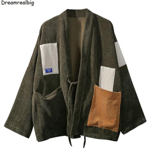 Dreamrealbig Mens Corduroy Jackets