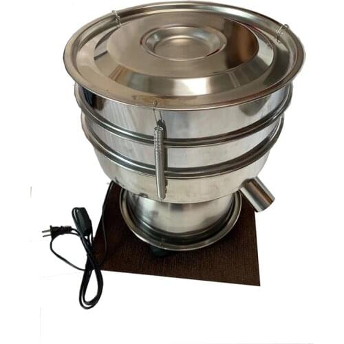 Electric Vibrating Screen Powder Screening Sifting Machine Powder Sieve Machine Tea sieving machine 2 Layer Sieve