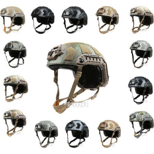 FMA Tactical Camouflage SF Super High Cut Helmet Paintball TB1315A M/L L/XL