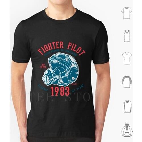 Fighter Pilot T Shirt Print Cotton Fighter Pilot Dogfights Plane War World Armed Forces Military Flyer Helmet Christmas