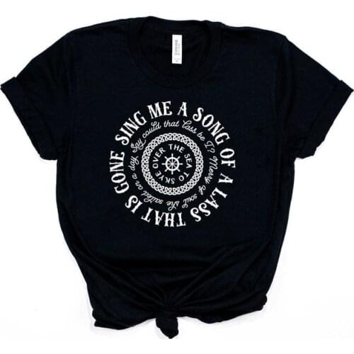 Sunfiz YF Sing Me a Song Shirt Skye Boat Outlander Book Series T-Shirt Jamie Fraser Shirts Fraser Ridge Clan Tv Series Tee