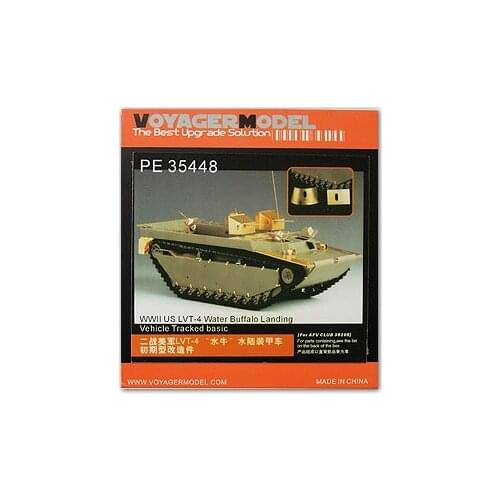 KNL HOBBY Voyager Modelge PE35448 LVT-4 "buffalo & rdquo; amphibious armored vehicle upgrade with etching (AFV)