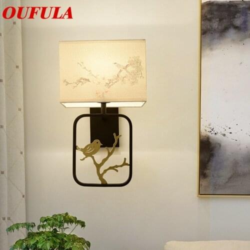 OUFULA Indoor Wall Lamps Fixture Modern LED Sconce Contemporary Creative Decorative For Home Foyer Corridor Bedroom