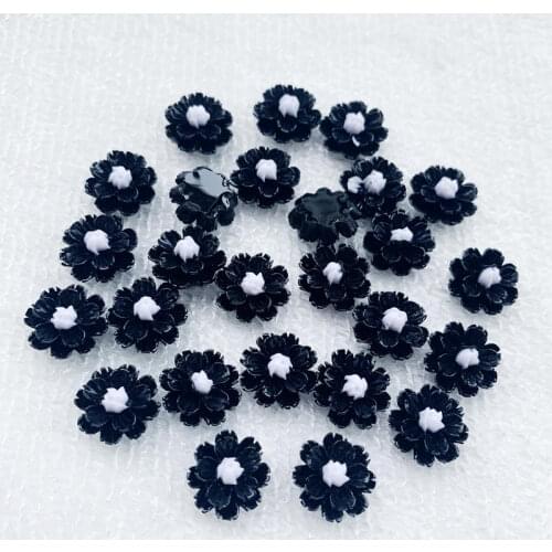 Beautiful Sunflower Beads Flatbacks Resin Flower Cabochons Embellishment For Scrapbooking Cardmaking 12*13mm 50pcs -B529