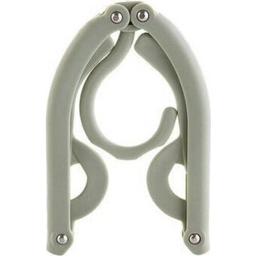 80% Hot Sale Travel Foldable Plastic Clothes Hanger Wardrobe Closet Drying Rack Organizer Durable Non-Slip Clothes Hanger