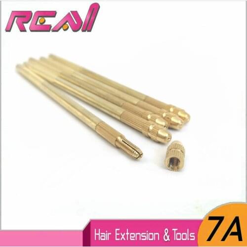 Copper Wig Ventilating Holder With 3 Pcs Pin Ventilating Needle For Wig Making Crochet Hook Tools