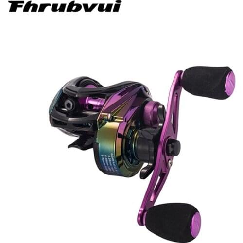 Metal Colorful Water Drop Fishing Reel Lightweight 203G Max Drag 8Kg Electroplating Fishing Reel Fishing Accessories