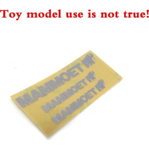 Metal Sticker for 1/14 Tamiya RC Truck Trailer Tipper Scania MAN Benz Actros Volvo Car Diy Parts