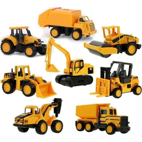 Mini Alloy Engineering Car Tractor Toy Dump Truck Model Classic Toy Cars For Children Positive