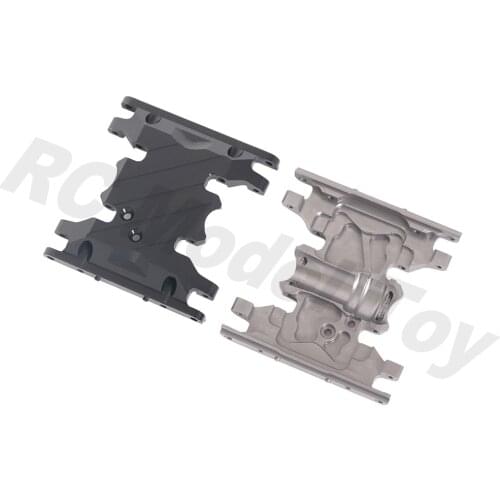 Aluminum Alloy Gearbox Base Mount Center Skid Plate for 1/10 RC Crawler Car Axial SCX10 90046 90047