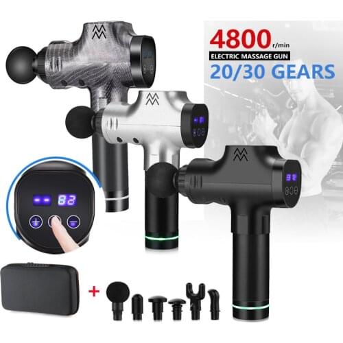 Deep Tissue Muscle Massage Gun Body Shoulder Back Neck Massager Exercising Athletes Relaxation Slimming Shaping Pain Relief