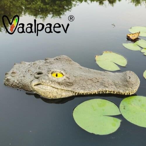 Floating Scary Shark Hippo Crocodile Simulation Gags Funny Toys for Swimming Pool Fish Pond Crafts Tank Adult Landscaping Man