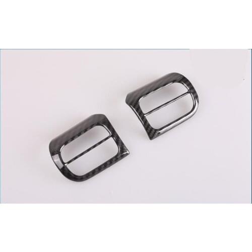 Fit For Citroen C5 Aircross Interior Steering wheel moulding sequins ABS Chrome decoration cover 2pcs