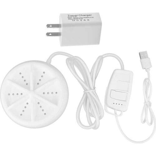 Washing Machine Portable Ultrasonic Washer Laundry Supplies for Travel Business US Plug 100-240V Cleaning Machine