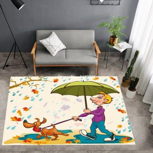 The Adventures of Tintin Carpet Bedroom Kitchen Balcony Hallway Bathroom Non Slip Area Rugs Entrance Doormats Kids Playing Rug