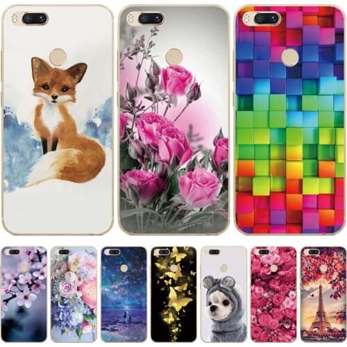 Silicone Cover For Xiaomi MI A1 Case Full Protection Soft tpu Back Cover Phone Cases For Xiomi MI A1 bumper Coque