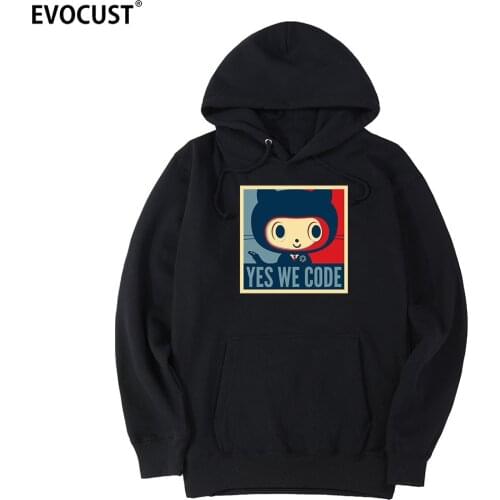 The GitHub OctoCat men Hoodies Sweatshirts women unisex Combed Cotton