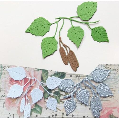 1PCS Metal Cutting Dies Cut Mold Leaf DIY Decoration Scrapbook Paper Craft Knife Mould Blade Punch Stencils 2021 Hot Sale