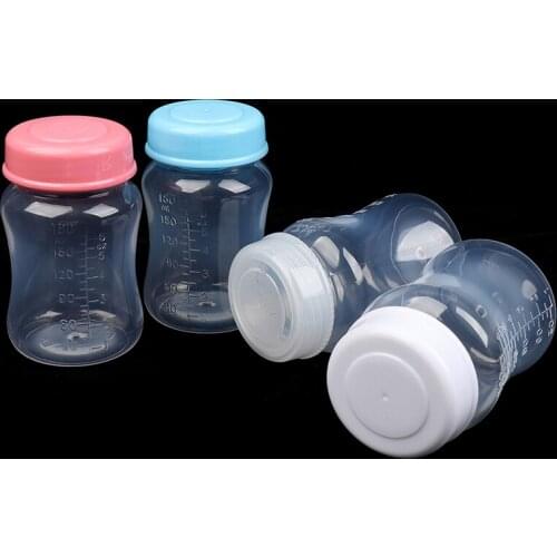 180ml Breast Milk Storage Bottle Wide Neck Infant Newborn Food Freezer Fresh Cup Breast Milk Storage Bottle