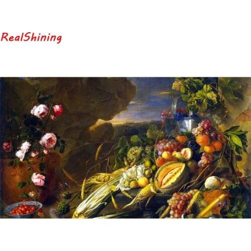 5D Diy Diamond Painting Cross Stitch full Square Diamond Embroidery fruit picture for room Decor H1240