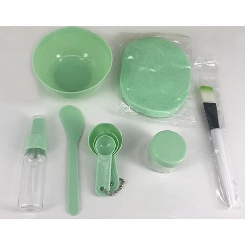 9Pcs/Set DIY Face Mask Mixing Bowl Set Mask Brush Mixing Stick Spoon Facial Skin Care Mask Tools Kit Girls Women Beauty Supplies