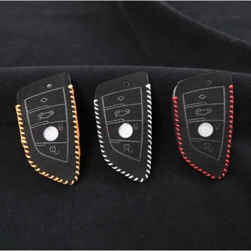 Turn Fur Car Key Case Remote Smart Key For BMW X1 X3 X4 X5 F15 X6 F16 G30 7 Series G11 F48 F39 520 525 f30 118i 218i 320i