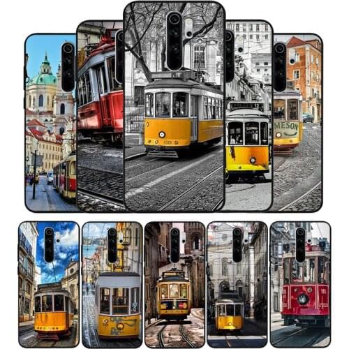 Lisbon Tram Black TPU Silicone Soft Phone Case For Redmi 4A 4X 7A 5 Plus 6 Pro NOTE 9 7 8 5 Pro 4 6