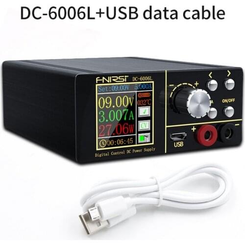 DC6006L High Definition Color LCD Screen Digital Control DC Programmable Step-down Adjustable Power Supply PD 80W 1.44 Inch