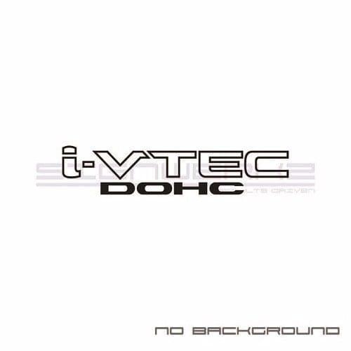 For 2Pcs/Pair i-vtec Decal Sticker JDM civic Accord S2000 vtec type r Turbo RSX Pair Car Styling