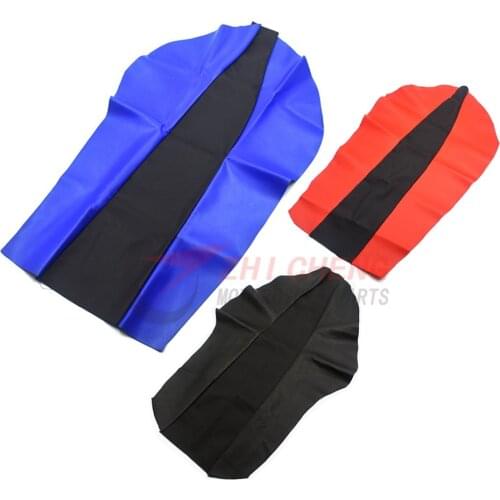 Dirt motorcycle Red PU Leather Seat Cushion water proof seat cover For Honda XR250 XR400 CRM250 CRF250 AX-1 250 CRF CRM XR