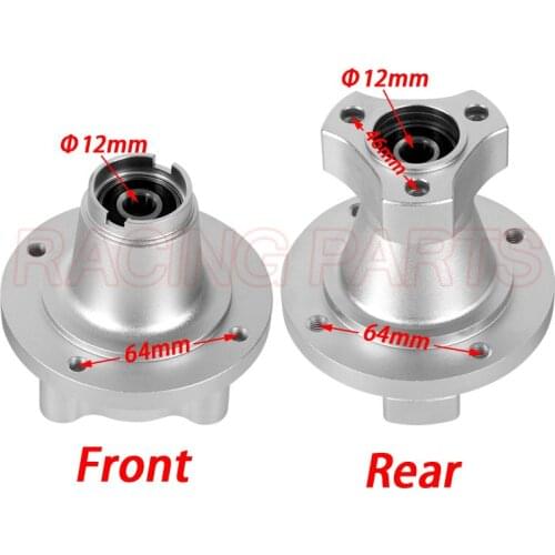 Good Quality CNC Silver Front & Rear Disc Brake Hub Wheel Rim Hub for Dax Ruckus Zoomer Monkey Z50bike