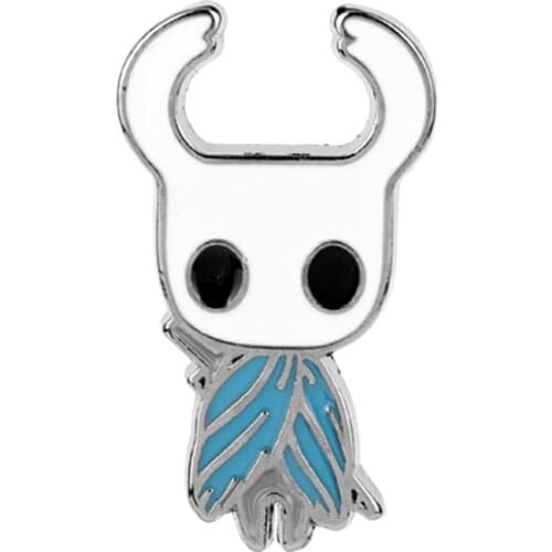 Game Hollow Knight Enamel Pin Wanderer Lapel Hornet Cosplay Badge Metal Brooch Pins For Women Men Jewelry Accessories