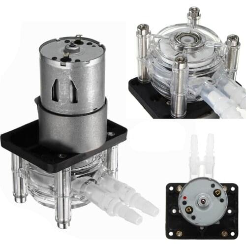 2019 DC 12V 24V Strong Peristaltic Pump Large Flow Dosing Pump For Vacuum Aquarium Lab Analytical Bomba dosificadora