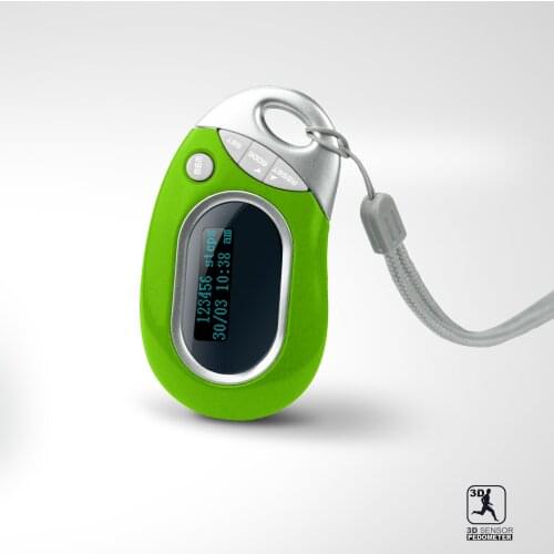 Step Counting Fitness Portable Walking Distance Calorie Mini Induction Accurate Digital LCD 3D Exercise Silent Pedometer