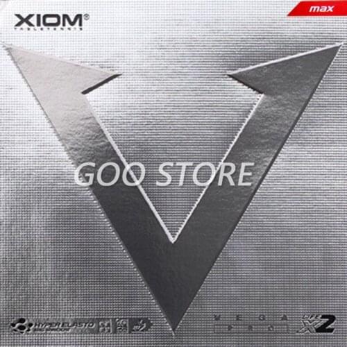 XIOM VEGA PRO Table Tennis Rubber Loop non-sticky pimples in with sponge ping pong tenis de mesa