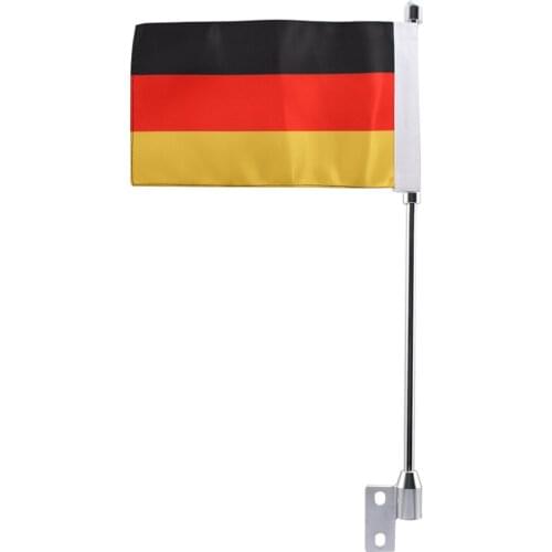 Alunimum Motorcycle Luggage Rack Vertical Mount Flag Pole German Flag Accessories For Indian Chief Vintage Classic Dark Horse