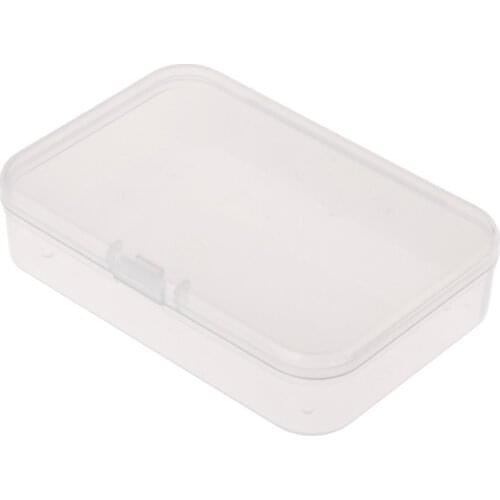 Fishing Box Plastic Transparent Clear Bait Lure Hook Tackle Jig Storage Portable