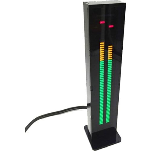 AS60 LED Level Volume Display VU Meter Music Spectrum Electronic DIY Kits 2.0 Channel 60-segment Professional Volume VU Table1pc