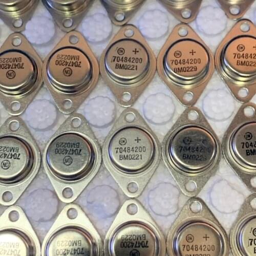 Genuine New Original 1Pairs(2PCS)/Lot 70474200 + 70484200 or 70474140 + 70484140 TO-3 NPN + PNP Power Amplifier Transistor