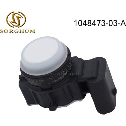 PDC Ultrasonic Parking Aid Sensor For Telsa 1048473-03-A 0263033327 White