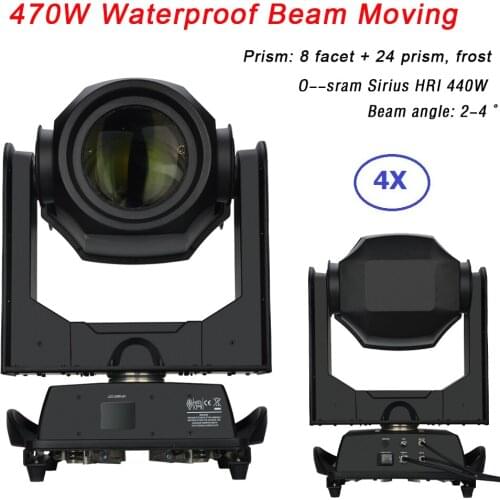 Dj Equipments 470W Waterproof Moving Head Light IP65 Beam Spot Stage Light DMX 512 Dj Disco Light For Par Party Light Wedding