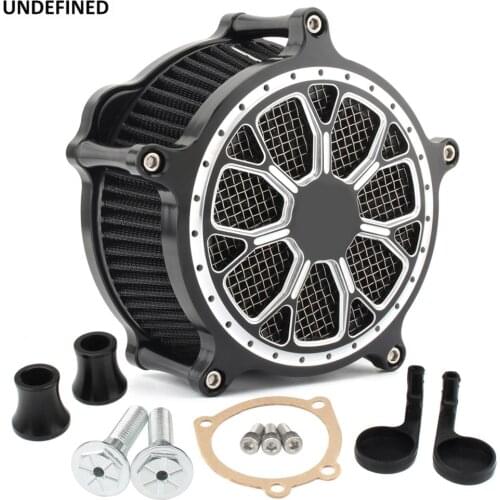 Air Filter Motorcycle Venturi Cut Air Cleaner Intake System Aluminum For Harley Sportster Iron 883 XL883 XL1200 48 72 1991-2019
