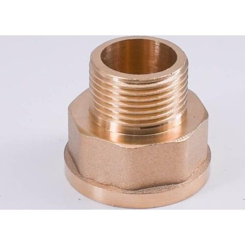Bushing 3/4" BSP Male x 1" Female Coupling Brass Pipe Fitting Connector Joint Adapter Length 35.2mm