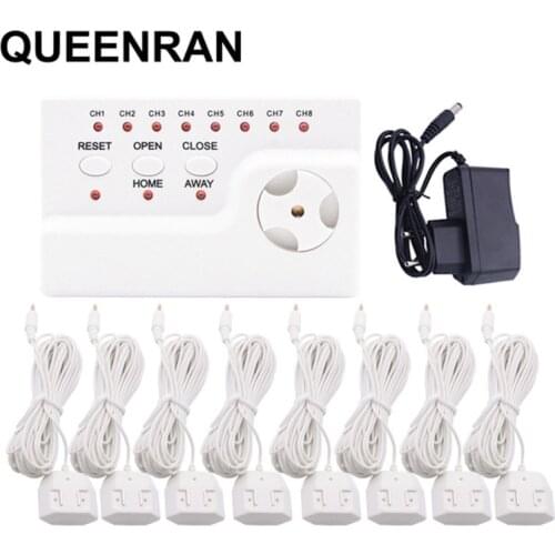 WLD-806 Water Leaking Detector with Alarm Voice for Wired Water Overflow Leak Detecting with 8pcs Sensitive Cable&Control Unit