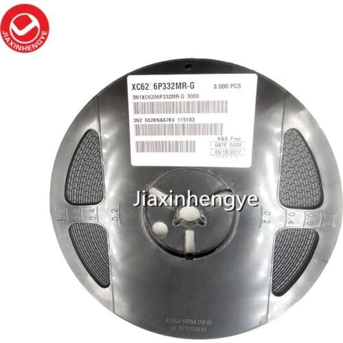 XC6206P332MR XC6206P332 XC6206 662K 3.3V 0.5A SOT-23 Original and New 50PCS/LOT