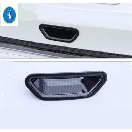 Yimaautotrims Rear Door Handle Bowl Cover Trim For Nissan Rogue / X-trail 2014 - 2020 Auto Accessories Chrome / Carbon Fiber ABS