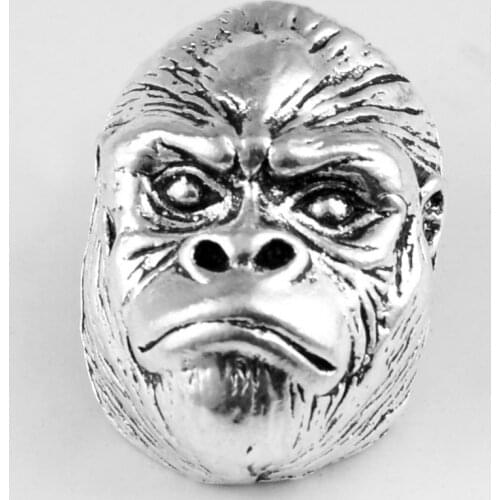 Xhp7732 King Kong Gorilla Metal Snap button jewelry 20mm